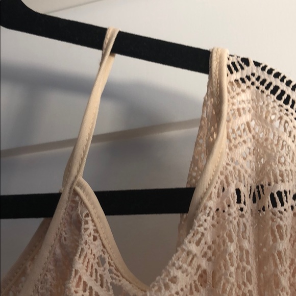 Mickey and Joey Sz L cream beach coverup - Picture 5 of 5